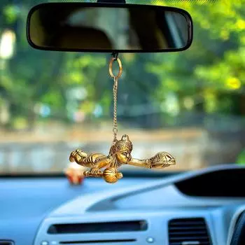 Металлический летающий подвесной идол для двери/стены и окна и декоративный экспонат для приборной панели автомобиля - 11 см 11 CM золотистый