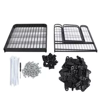 Металлический манеж для собак, прочный, большой, легко устанавливаемый, манеж для собак, манеж для тренировок для маленьких