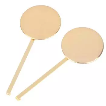 Металлический маятник с глянцевым золотым покрытием, качающийся, кварцевые настенные часы, аксессуары для маятника