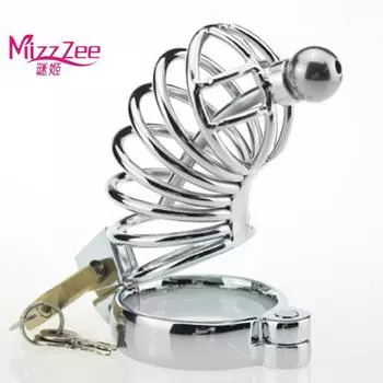 Металлический массажер для пениса, кольцо для члена, игрушки, клетка целомудрия Sexualeed, тело 50mm