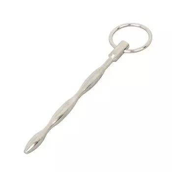 Металлический медиатор [№ 4] серебряный