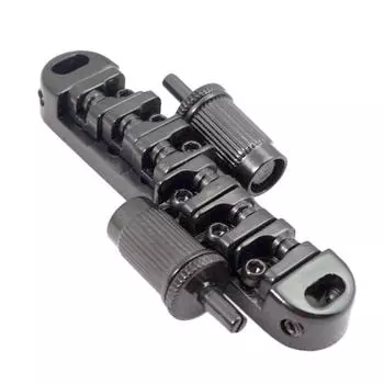 Металлический мост для электрогитары с роликовыми седлами для деталей гитары