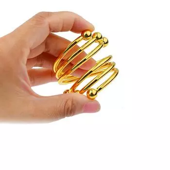 Металлический мужской член связывание устройство подковообразное кольцо пенис JJ кольцо для взрослых секс-продукт игрушка S кольцо Three S Silver Ring