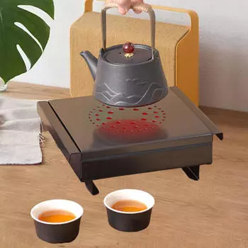 Металлический нагреватель для чайника, высокопроизводительный нагреватель для свечей, подставка для чая для путешествий и домашнего хозяйства