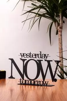 Металлический настольный декоративный предмет и статуэтка Muyika Вчера-сейчас-завтра Bbl-m