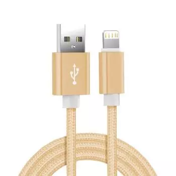 Металлический нейлоновый оплетенный USB-кабель для зарядки iPhone 14 8 7 6S Plus X XR XS 11 12 13 Pro Max iPad 9 Кабель для быстрой зарядки и передачи данных 1 м 2 м 3 м 0.25m розовый