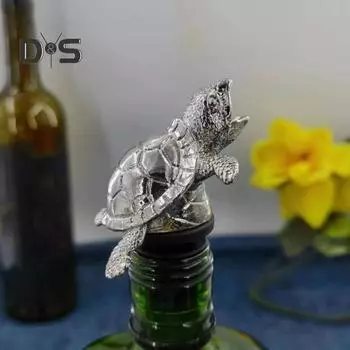 Металлический носик для графина Turtle Wine Pourer с защитой от подтеков, элегантный барный аксессуар для красного и белого ликера золотистый