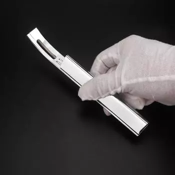 Металлический нож для истончения кожи, безопасный домашний фаскосниматель, инструмент для самостоятельной резки со сменным лезвием из нержавеющей стали, истончение кожи, поделки