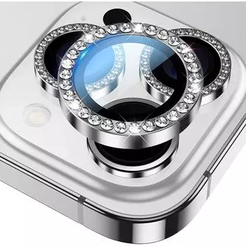 Металлический объектив камеры с бриллиантами для iPhone 15 Pro Max 15plus 13 11 12 14 Pro Max, Защитная пленка для камеры iPhone 12 13Mini 14Pro Max Glass