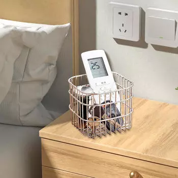 Металлический органайзер для хранения, корзина из проволоки, многофункциональный органайзер для фруктов 11cmx11cmx10cm