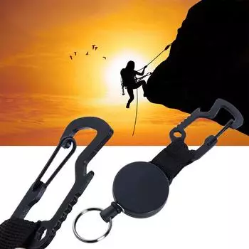 Металлический открывалка для выдвижных канцелярских принадлежностей держатель для бейджа зажим для брелока зажимы для бейджа брелок для ключей