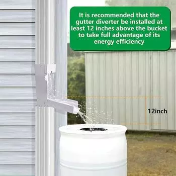 Металлический отводной клапан для дождя, износостойкий, полезный, садовый, система сбора дождевой воды на крыше