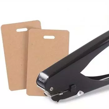 Металлический овальный дырокол на одно отверстие, прочный дырокол эллипса 4*15 мм, дырокол для бумаги с овальными отверстиями чёрный