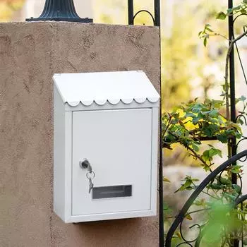 Металлический почтовый ящик из нержавеющей стали, настенный, запирающийся на ключ, почтовый ящик премиум-класса с верхней загрузкой писем, ящик для писем зелёный