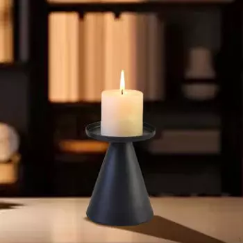 Металлический подсвечник канделябр настольный орнамент железный стол центральный элемент палочка для S