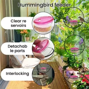 Металлический подвесной диспенсер для воды в виде колибри, уличный диспенсер для воды в виде птицы One Size