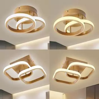 Металлический потолочный светильник, современная люстра, высокая яркость, входная лампа на крыльцо, энергосберегающий потолочный светильник для гостиной, спальни