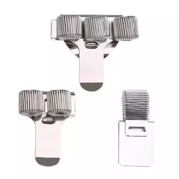 Металлический пружинный держатель для ручек с одним/двойным/тройным отверстием и карманным зажимом, униформа врачей и медсестер, держатели для ручек, канцелярские принадлежности, письменные принадлежности