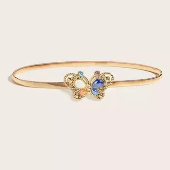 Металлический пружинный пояс Женское платье Рубашка Свитер Эластичный Эластичная цепочка на талию Пояс