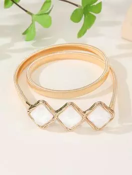 Металлический пружинный пояс Женское платье Рубашка Свитер Эластичный Эластичная цепочка на талию Пояс