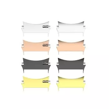 Металлический разъем для Galaxy Watch 4 Classic 46 мм 42 мм/Watch4 40 мм 44 мм, адаптер для часов из нержавеющей стали, аксессуары One Size серебряный