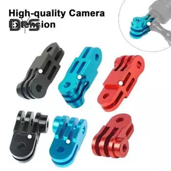 Металлический регулируемый рычаг, крепление с прямыми шарнирами, нержавеющее, устойчивое к коррозии, легкий дизайн, камера с вертикальным направлением, крепление с прямыми шарнирами для Gopro 8 синий