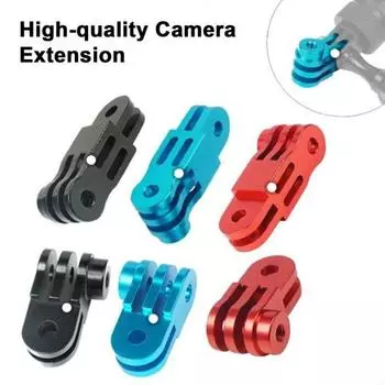 Металлический регулируемый рычаг, крепление с прямыми шарнирами, нержавеющее, устойчивое к коррозии, легкий дизайн, камера с вертикальным направлением, крепление с прямыми шарнирами для Gopro 8 синий