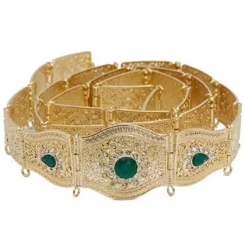 Металлический ремень женские свадебные украшения золотые на заказ тонкая цепочка на талию оптом золотой/красный