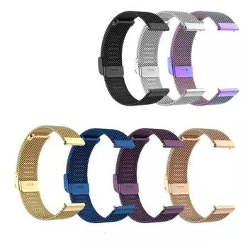 Металлический ремешок для умных часов Amazfit Bip 5 3 Bip 3 Pro, сменный ремень для Amazfit Gtr 3 Pro, браслет 22 мм GTS 4 for Amazfit Pace серебряный