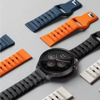 Металлический ремешок для умных часов с застежкой-браслетом 22 мм для Samsung/Huawei/Xiaomi/Garmin в спортивном стиле