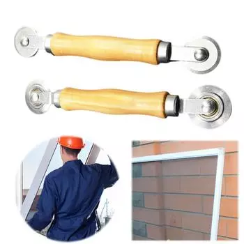 Металлический роликовый роликовый роликовый светодиодный светильник, инструмент для установки окна, двухголовочный прижимной шкив, инструменты для установки экрана StyleA