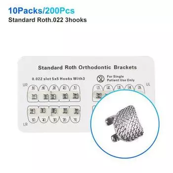 Металлический Roth.022/018 Стандартный стоматологический 022 345hooks