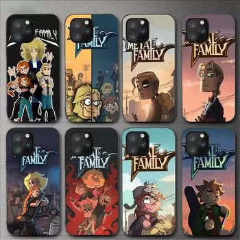 Металлический семейный чехол для телефона Iphone 11 12 Mini 13 14 Pro Xs Max X 8 7 6s Plus 5 Se Xr Shell iPhone12