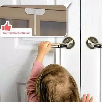 Металлический складной дверной замок, высокая прочность, устойчивый к коррозии, универсальный, регулируемый, детский