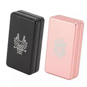 Металлический слайдер для карточек, игрушка для снятия стресса и беспокойства, алюминиевый сплав, медитация, тактильный слайдер для СДВГ Black