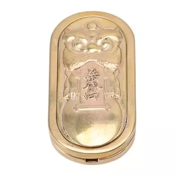 Металлический слайдер EDC Fidget Slider для толкания рук PPB Магнитное кольцо для монет Слайдер для снятия стресса Игрушка для пальцев Лев