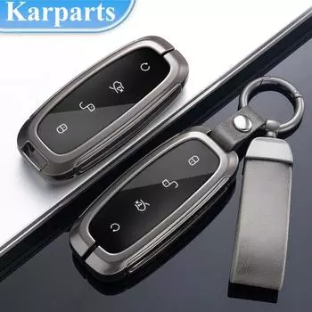 Металлический сплав цинка, автомобильный смарт-чехол для дистанционного ключа, защитный держатель, сумка для DENZA D9 2022, автомобильный Стайлинг, брелок, аксессуары чёрный