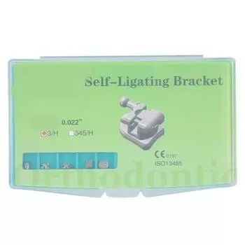 Металлический стоматологический самолигирующийся материал для ухода за полостью рта с коробкой для хранения