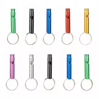 Металлический свисток для выживания на открытом воздухе, многофункциональный свисток, аварийный свисток Duraeble Alufer для спорта, кемпинга, пешего туризма