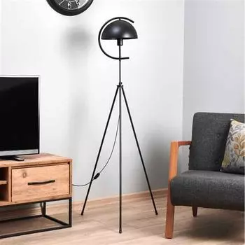 Металлический торшер Corre Sydney со штативом, черный