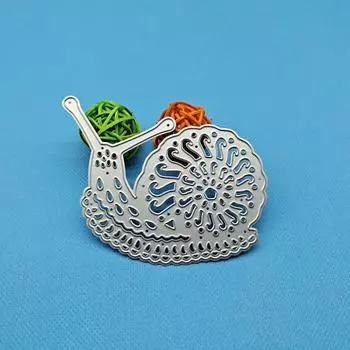 Металлический трафарет в виде улитки и животного, тиснение, вырубные штампы для Diy, скрапбукинг, бумажные штампы для тиснения карт, ремесленный декор серебряный