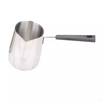 Металлический турецкий кофейник с длинной ручкой, грелка, многоцелевой, прочный, плавящий масло 350ml