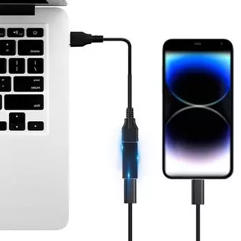 Металлический USB C Тип C Женский на USB 3.0 Женский OTG Data Sync Конвертер Адаптер для Ноутбуков Планшетов