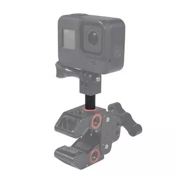 Металлический винт с наружной резьбой 1/4 дюйма на винт с наружной резьбой 1/4 дюйма, двухсторонний стандартный винт для преобразователя монтажной резьбы для клетки камеры, заполняющий светильник 10MM