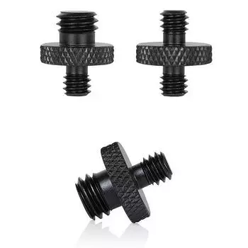 Металлический винтовой адаптер 1/4 с наружной резьбой на 1/4 или 3/8 с двойной головкой для штативов и креплений для камер A