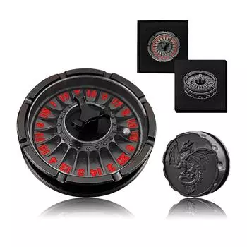 Металлический вращающийся кубик, декомпрессионное колесо, металлический шар One Size чёрный