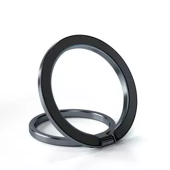 Металлический вращающийся магнитный держатель для телефона на палец, складной ультратонкий кронштейн для iPhone 15 14 13 12 Pro