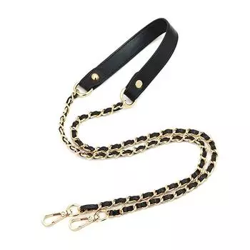 Металлический высококачественный плечевой ремень, регулируемая длина, сменный плечевой ремень, цепочка с золотыми шариками, не выцветающая цепочка A2