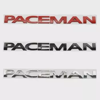 Металлический задний багажник автомобиля, буквенное слово, логотип, значок, эмблема, наклейки, наклейка для Paceman JCW John Cooper Work R61, аксессуары для стайлинга красный