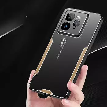 Металлический защитный чехол для телефона Realme GT 7 Pro, алюминиевый бампер, противоударный чехол для Realme GT 6T NEO 6 SE 5 Pro Realme GT 7 Pro синий